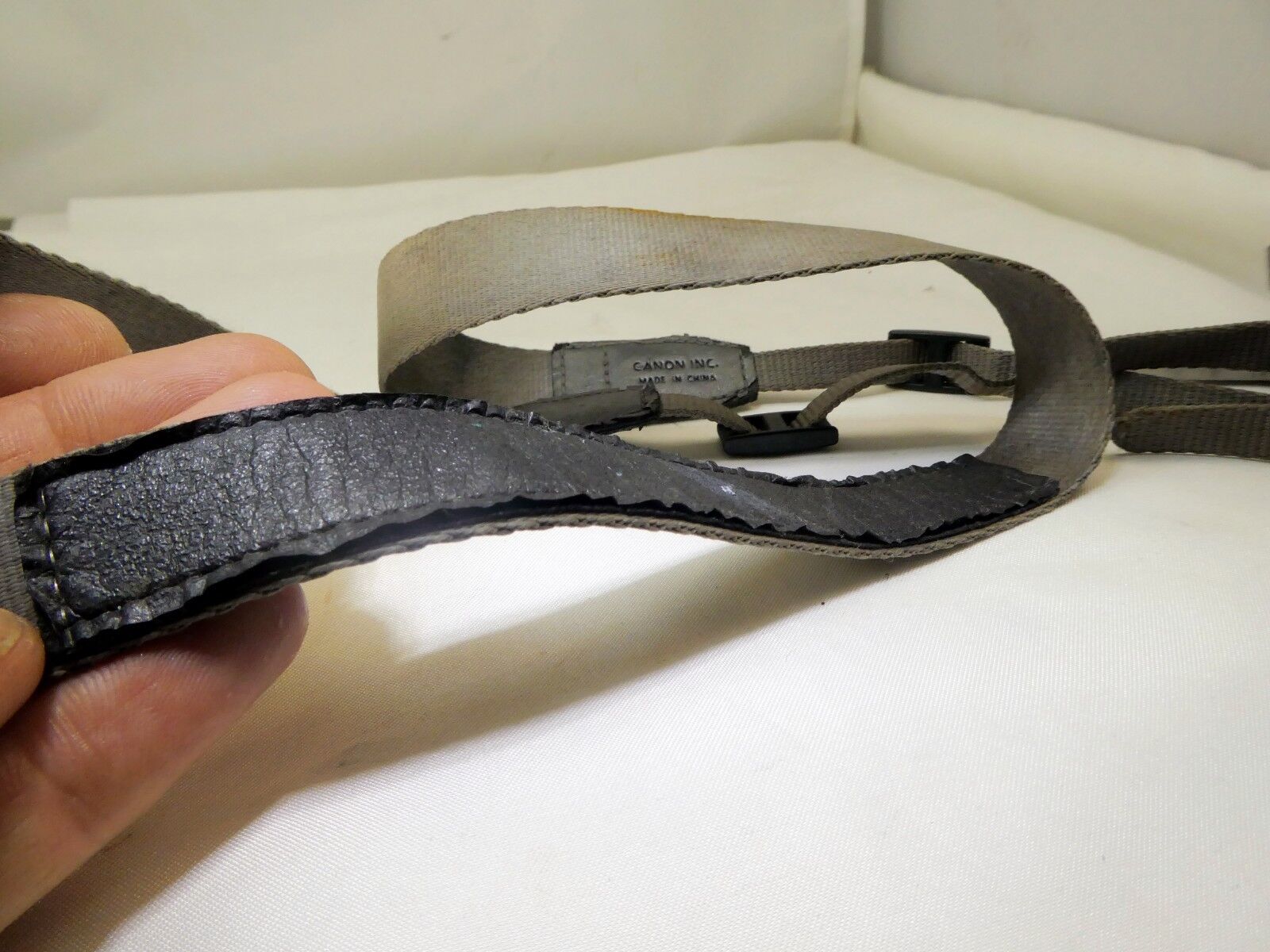 Canon Powershot Gray 2cm wide Camera Neck Shoulder Strap Genuine Original