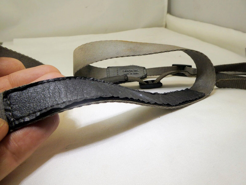 Canon Powershot Gray 2cm wide Camera Neck Shoulder Strap Genuine Original