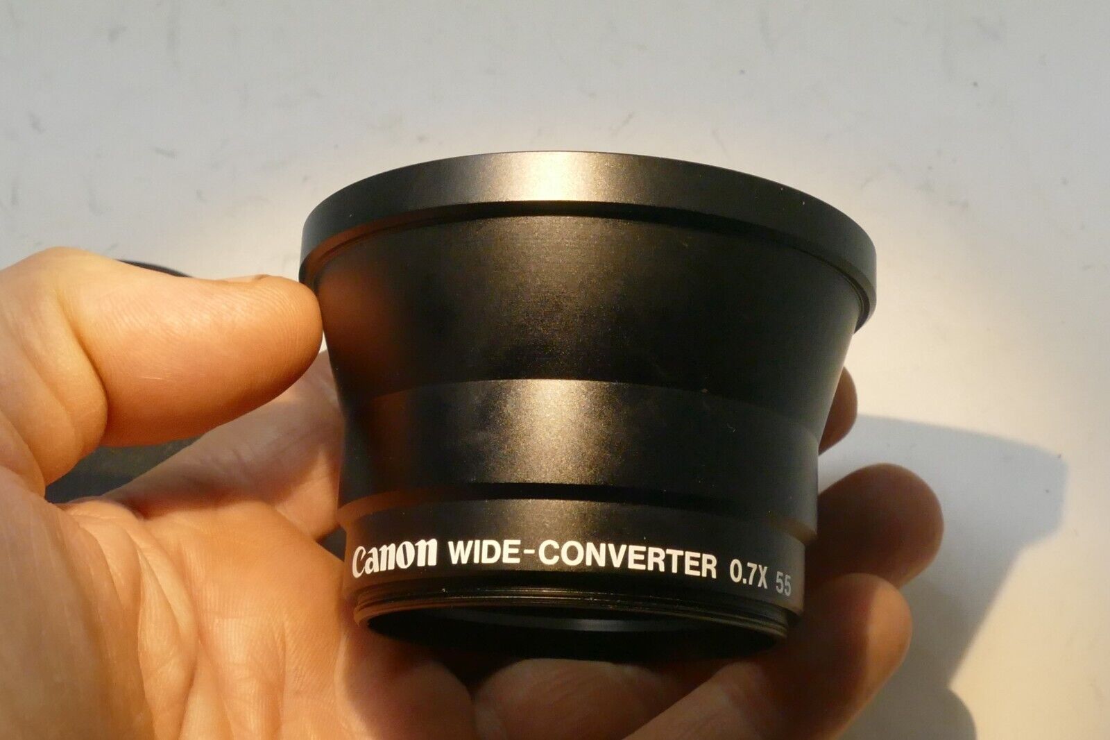 CANON Wide-Converter Lens 0.7 X 55 55mm rim - with haze, needs cleaning - AS IS