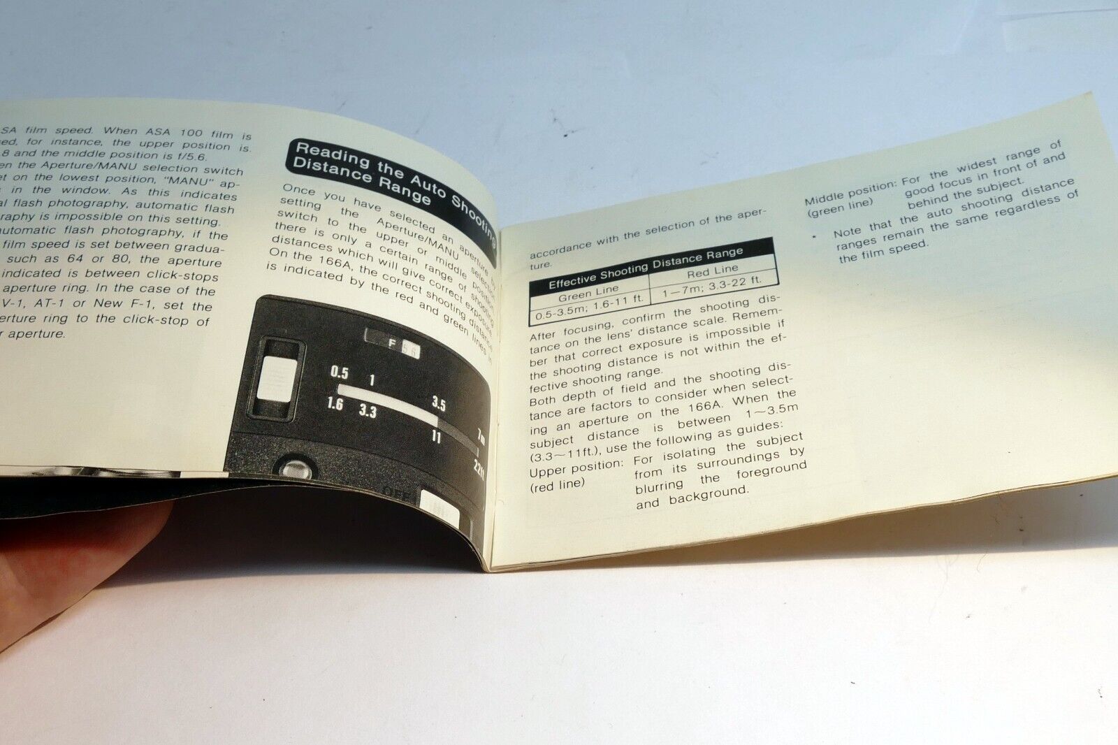 Canon Speedlite 166A Owners Manual Guide camera English
