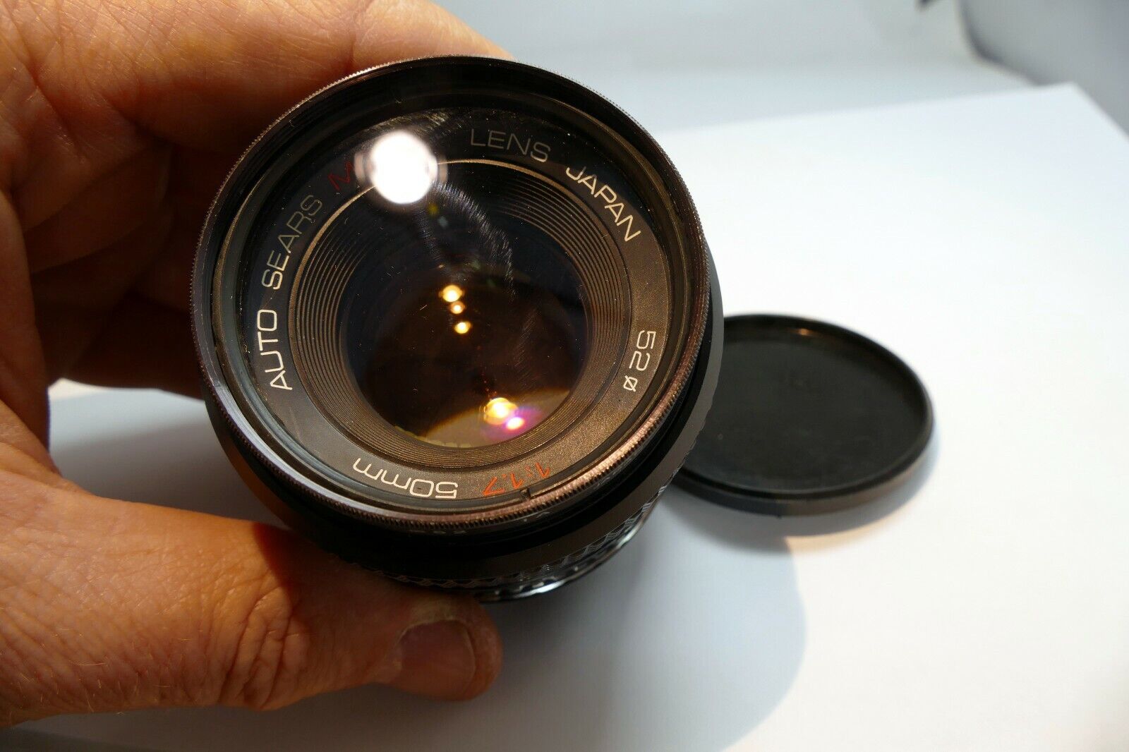 Sears 52mm Lens Front Cap slip on over type for 50mm f1.7 f1.4 Rikenon