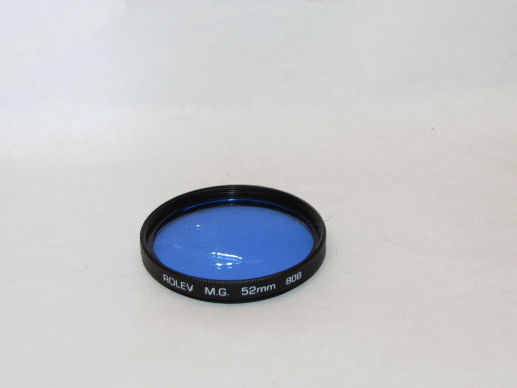 Used Rolev MG 80B Blue 52mm Lens Filter Made in Japan O32834
