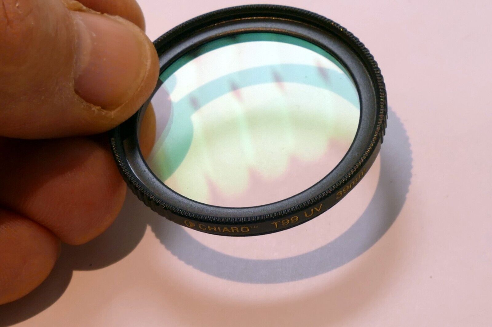 Chiaro T99 39mm UV Lens Filter Multi-Coated 99-UVBTS39m with ribbed rim