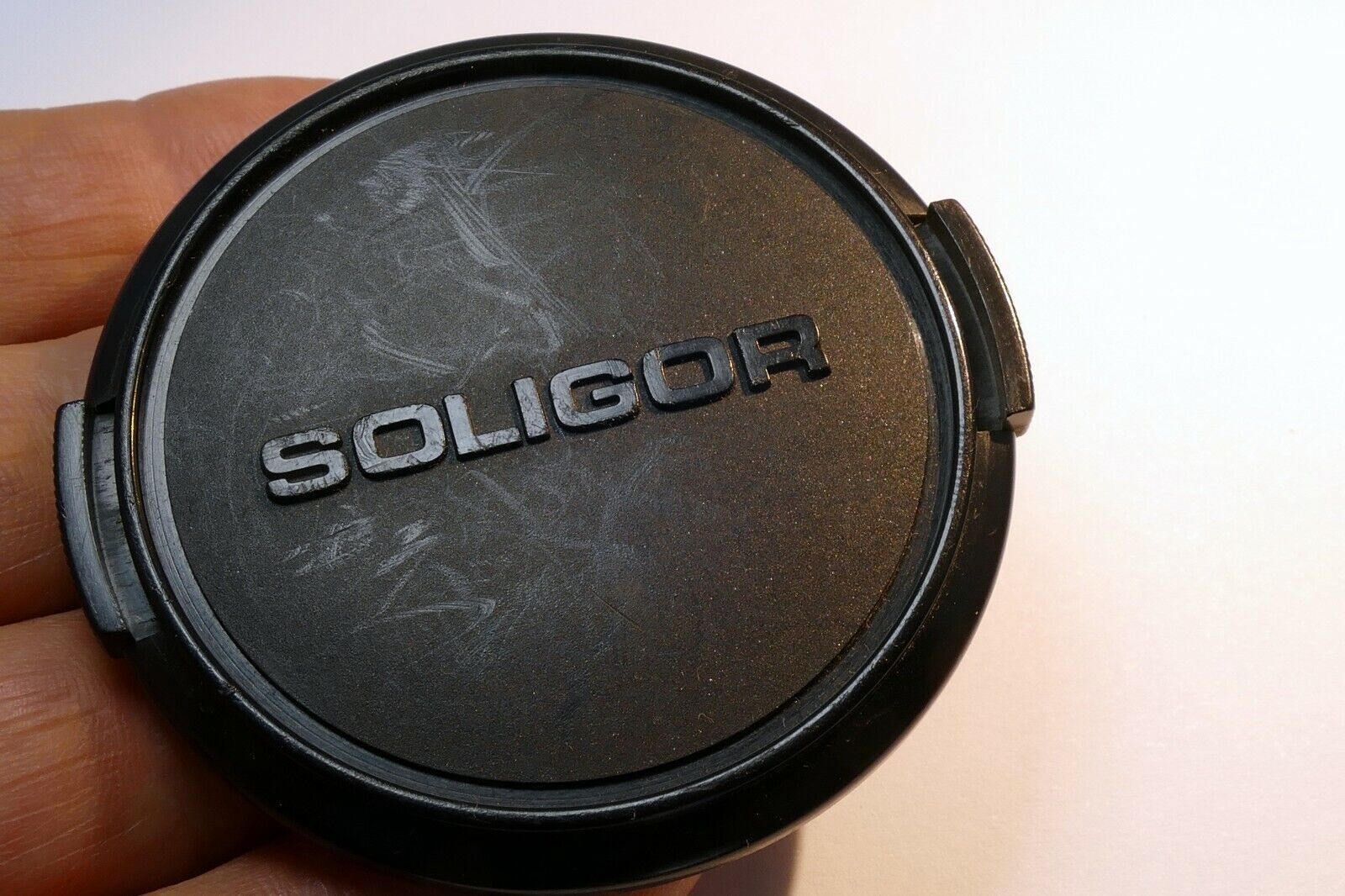Soligor 55mm Lens Front Cap Made in Japan Black for 28mm f2.8