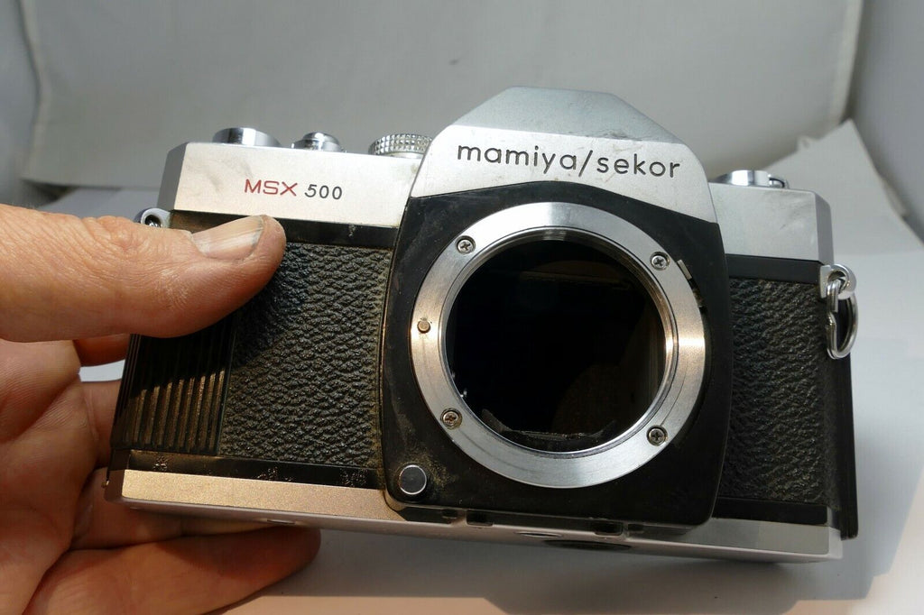 Mamiya MSX 500 SEKOR 35mm SLR Film Camera Body Only - AS IS for PARTS REPAIR