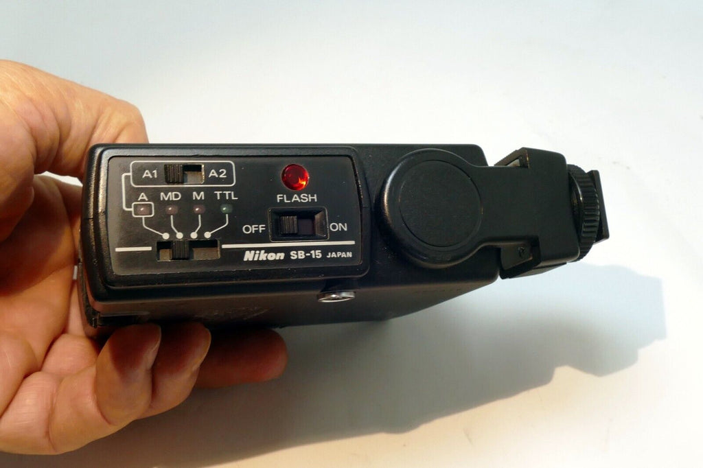 Nikon SB-15 Speedlight  flash -  for parts, not working with corrosion - AS IS