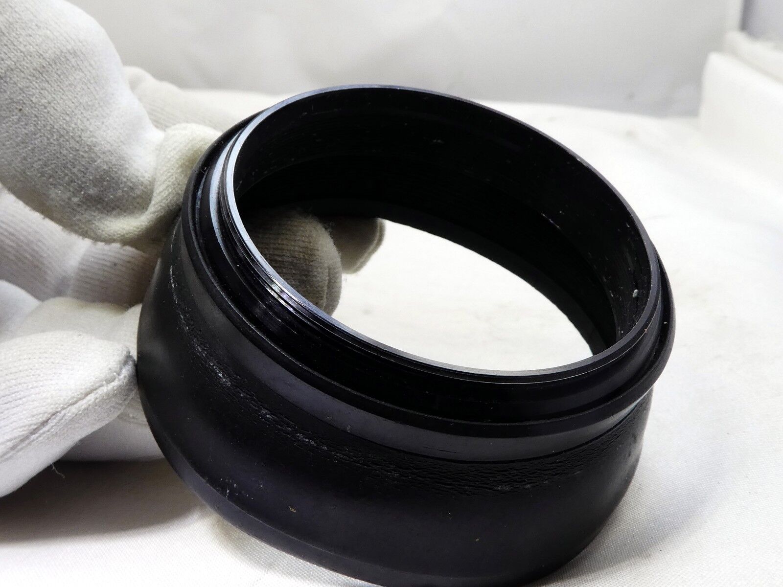 55mm Aetna Rubber Lens Hood Shade double threaded for 50mm f1.8 f2 lenses