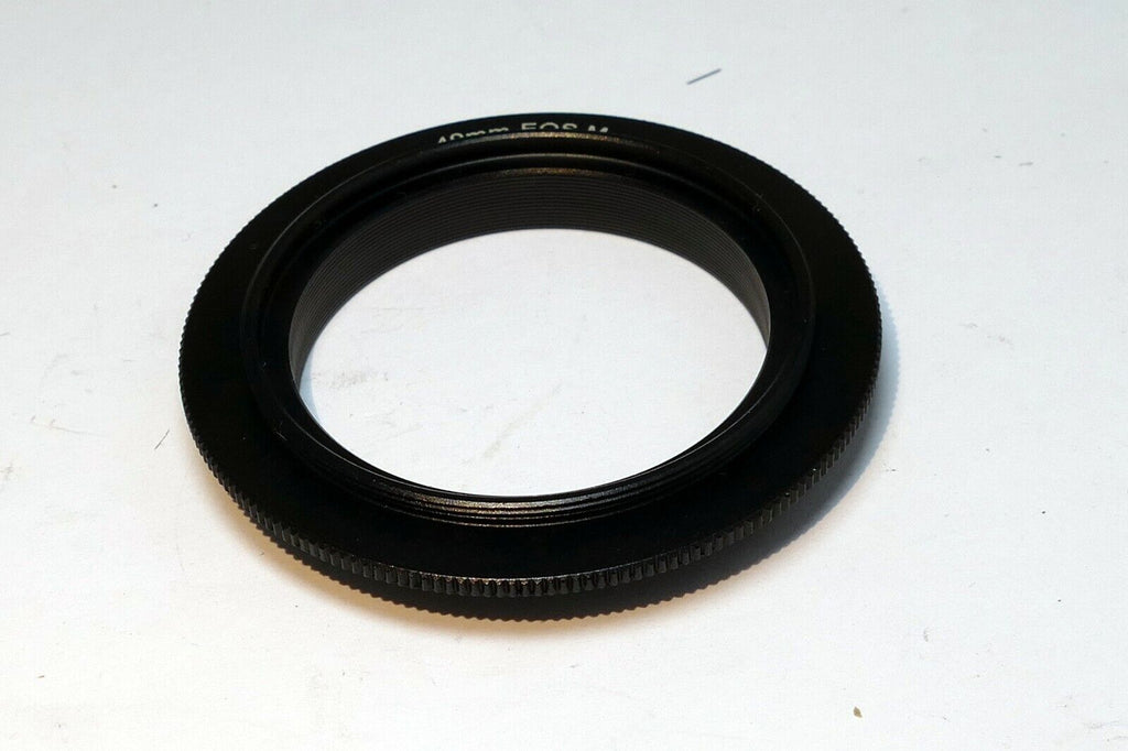 49mm Macro Reverse Adapter Ring for Canon EOS M M2 EF-M mount mirrorless cameras