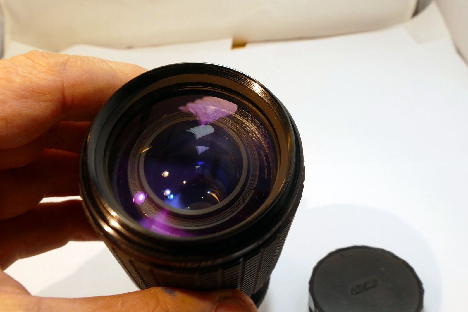 Sigma 70-210mm f4.5 lens for Olympus OM with Haze (AS IS Parts or Repair)