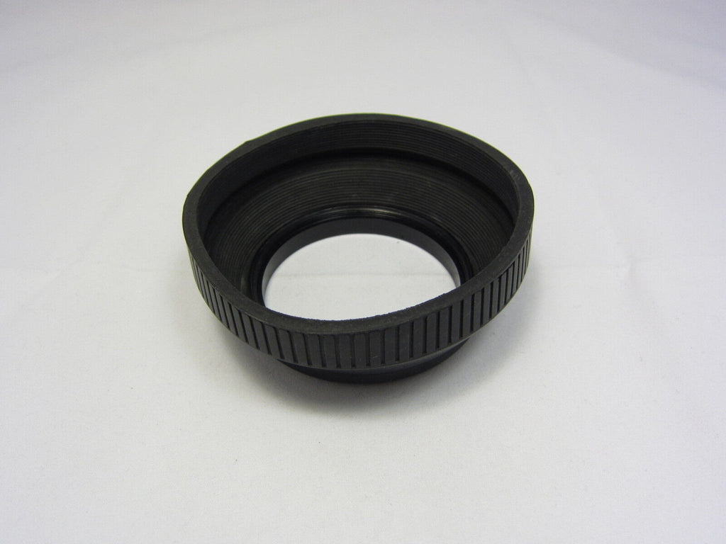 Used Unknown Brand 62mm Collapsible Rubber screw in Lens Hood N102007