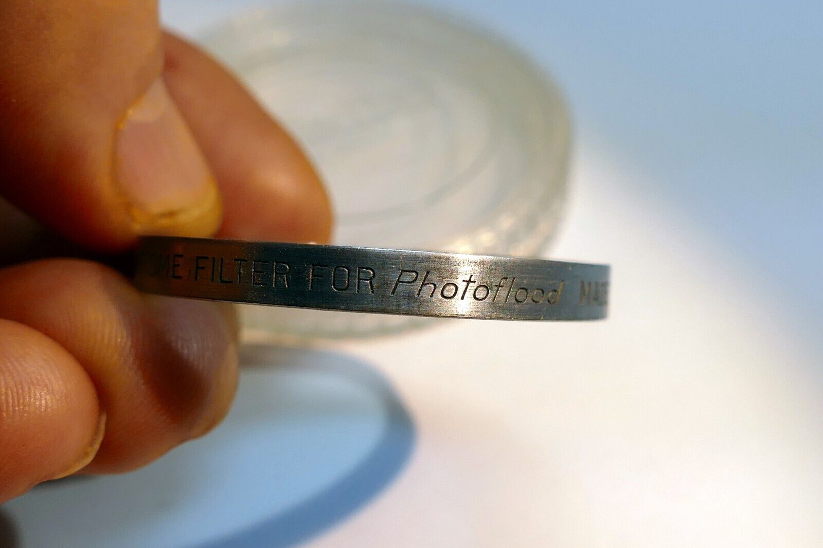 Kodak Lens Filter Series VI ( 6 ) drop in type Blue Photoflood 80B