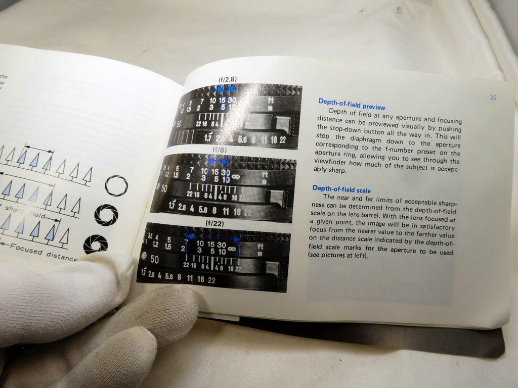 Minolta XG-M camera Instruction Guide Manual English