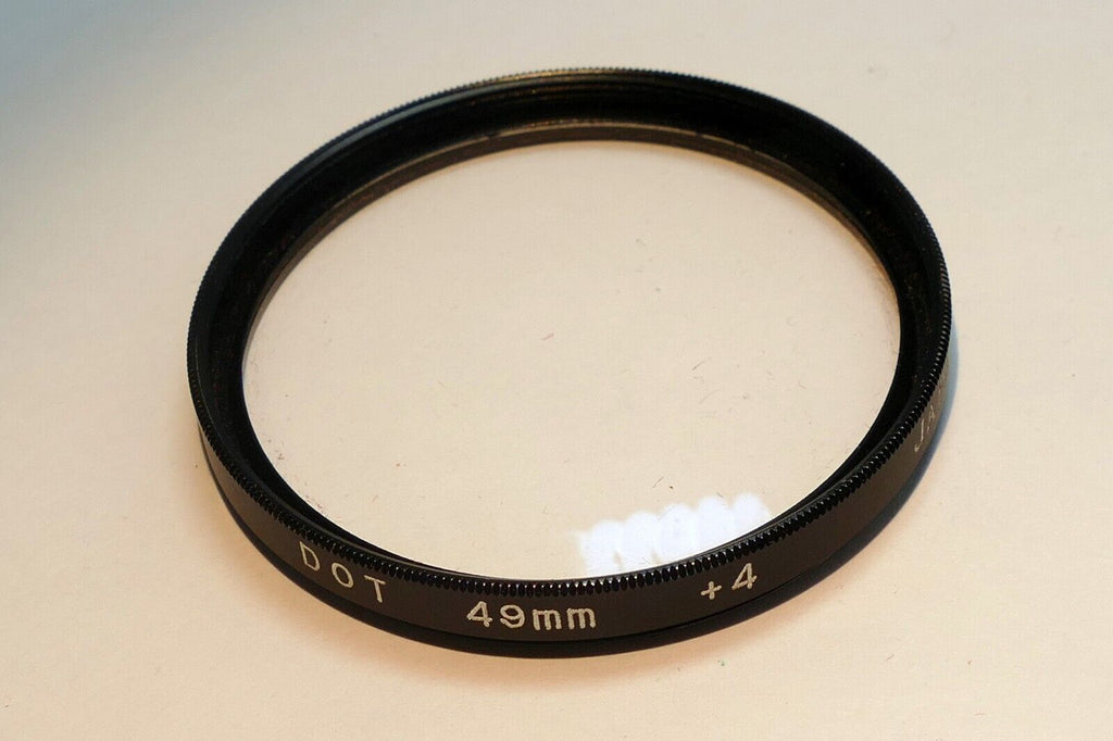 Dot Line  49mm Lens Filter +4  No 4  close-up macro