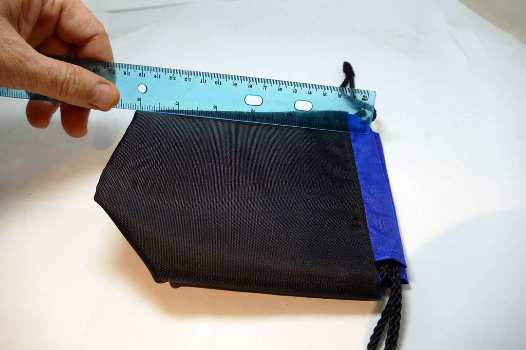 Soft nylon case for 50mm f1.4 18-55mm lenses  black-blue