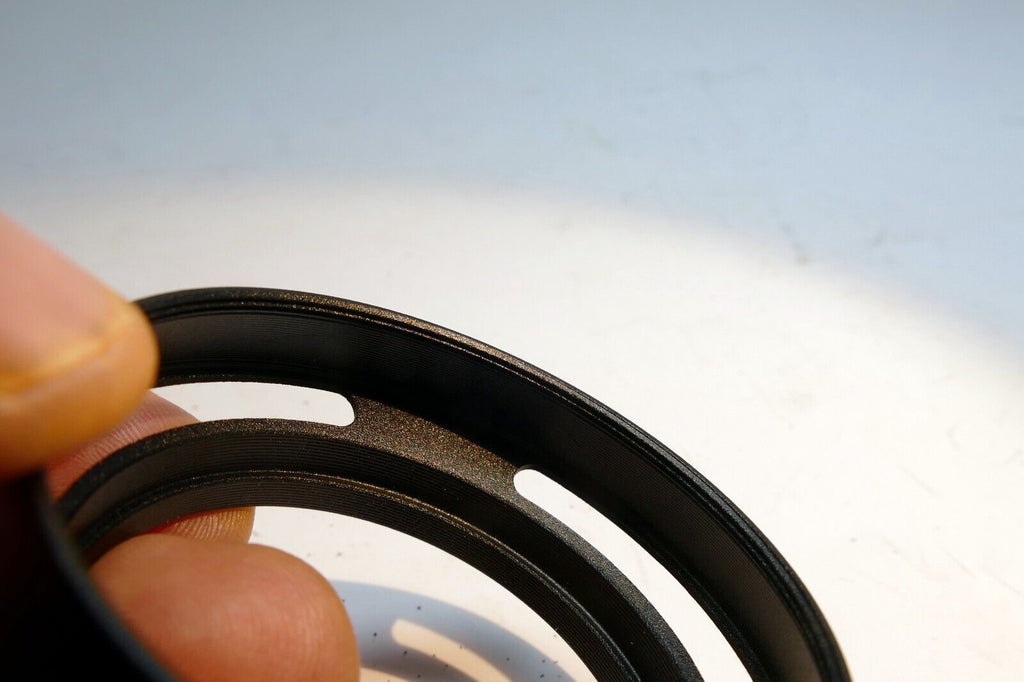 52mm Metal Lens hood shade double threaded screw in front 58mm vented telephoto