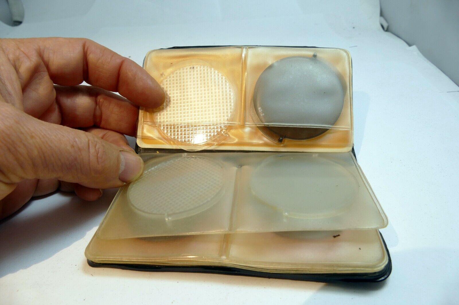 Diffuser and ND Filter kit for Flash orange ND2 ND4 UV round 47mm OD