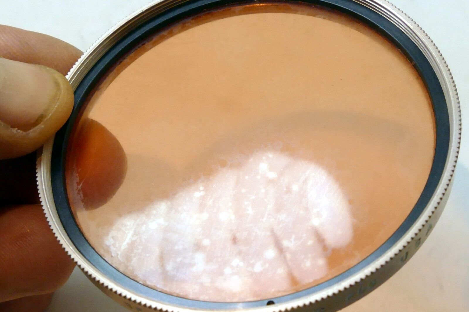 Tiffen SF-67M  85 Amber Lens Filter - Damaged coating