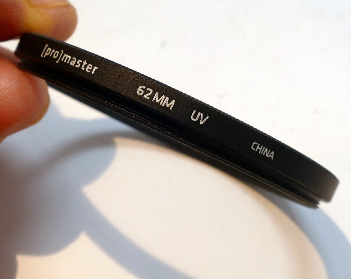 Promaster 62mm Lens Filter UV