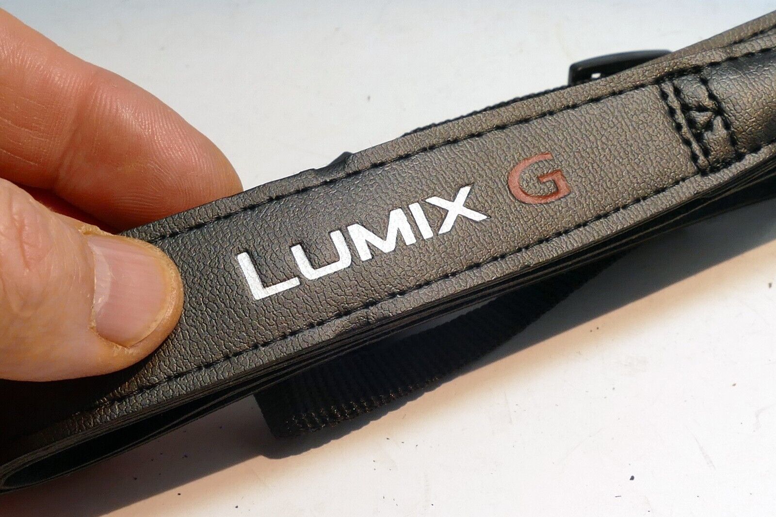 Panasonic Lumix G Shoulder Camera  Strap 2.5cm wide Leather  - Genuine OEM