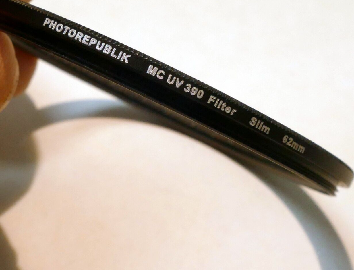 Photorepublik MC 62mm Filter UV multi-coated for digital SLIM low profile wide a