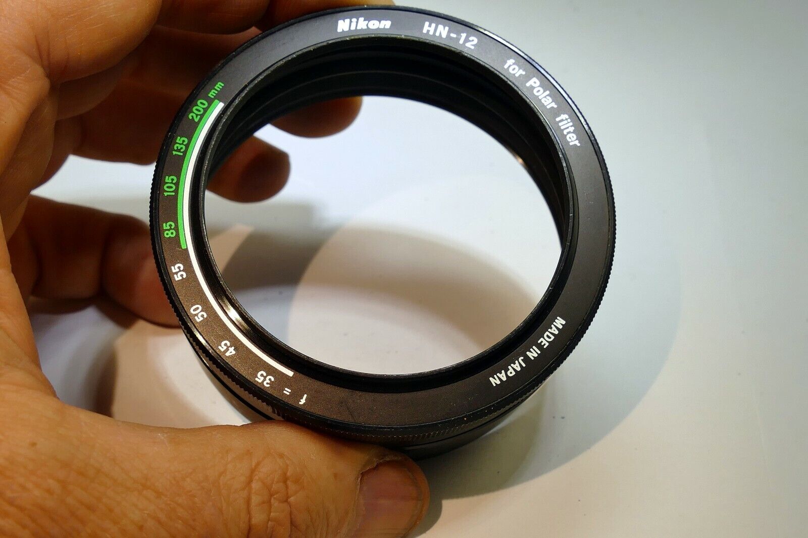 Nikon HN-12 Lens Hood Shade Metal for Polar filter 52mm screw in type