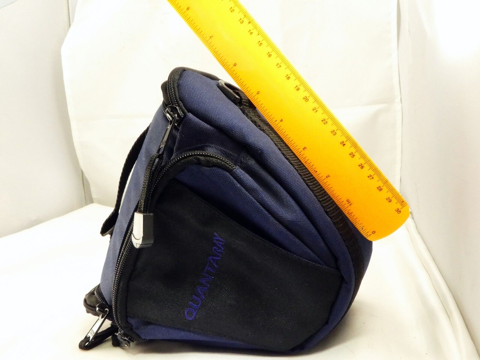 Quantaray camera Case - 6X7" Top Load Blue for Canon or Nikon D3200 T6i T7i 80D