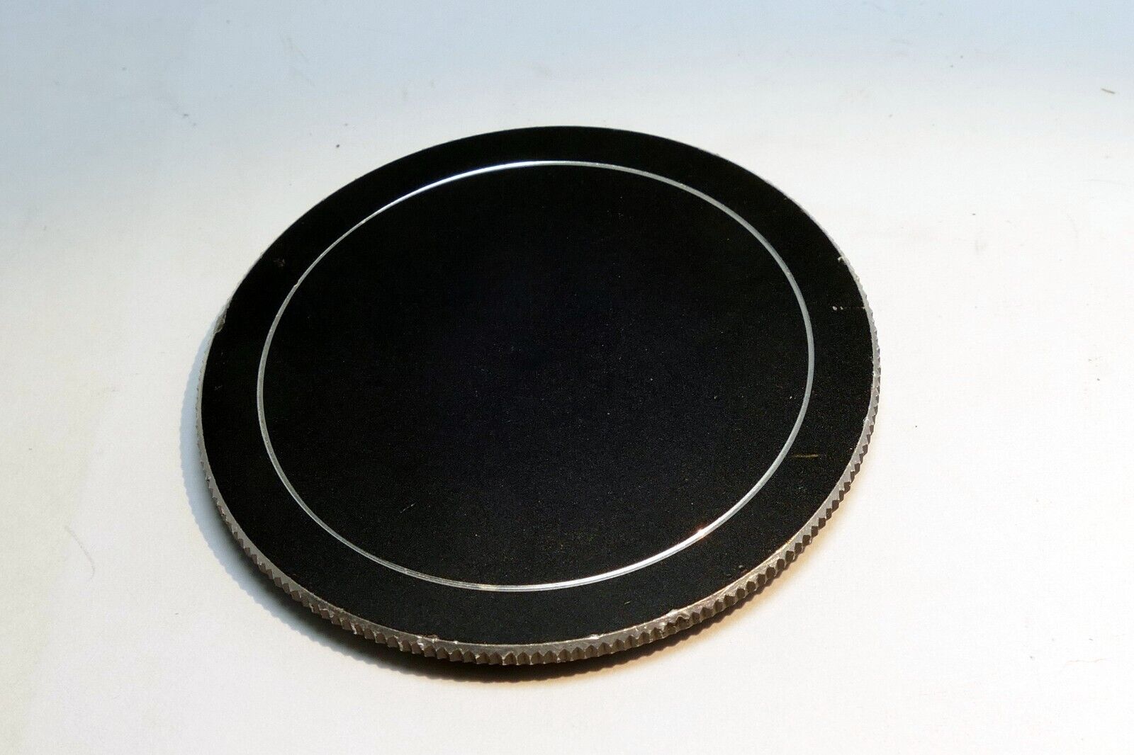 55mm metal screw in cap for Lens or Filter Stacking  ribbed rim