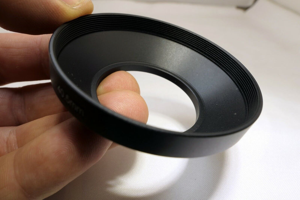 40.5mm Metal Sturdy LENS hood Wide Angle screw w/ threaded in front rim 62mm 3cm