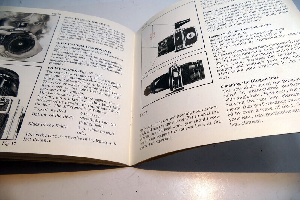 Hasselblad 500 C/M EL/M SWC  Camera Manual Instruction Guide - English - OEM