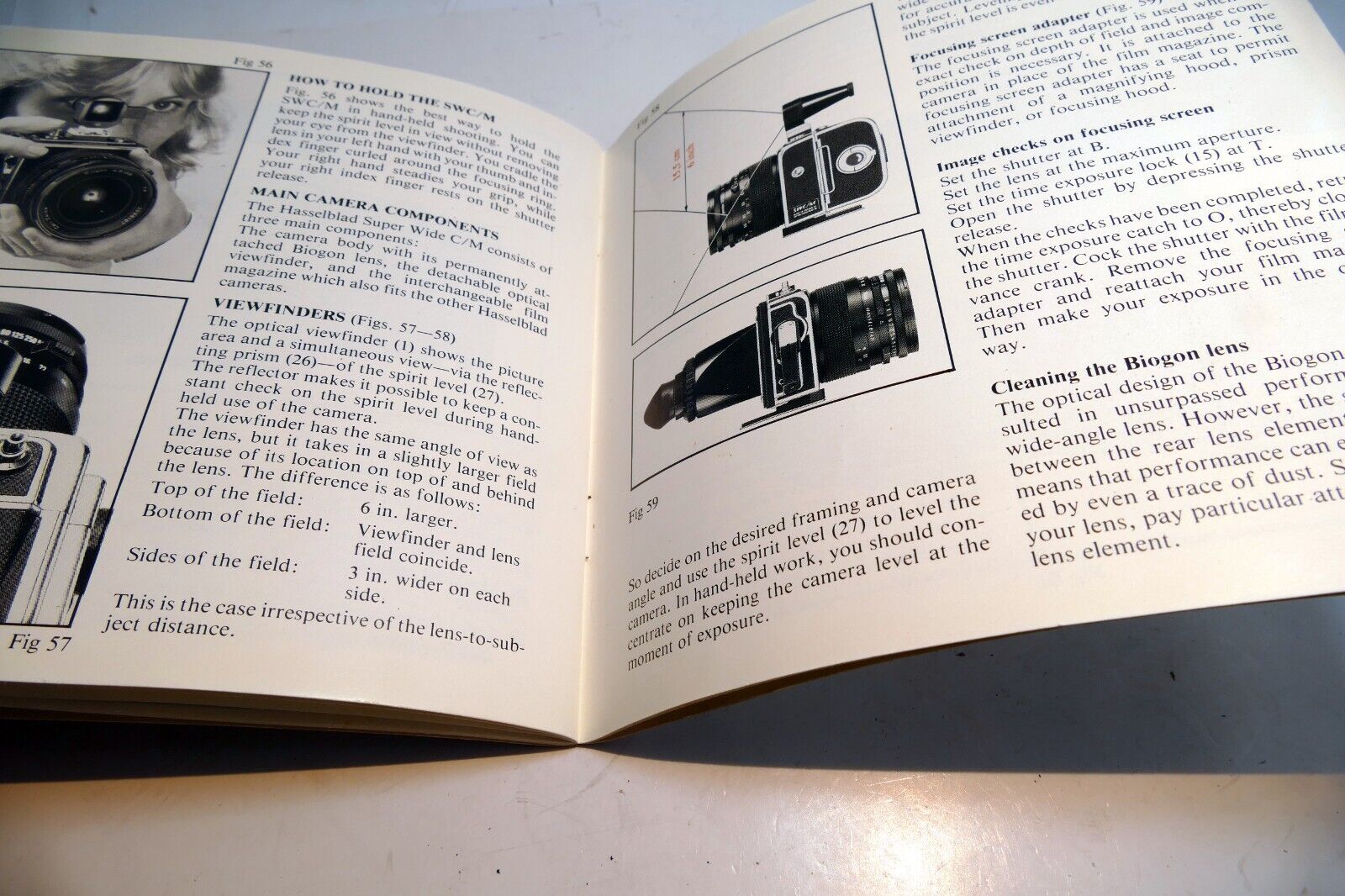 Hasselblad 500 C/M EL/M SWC  Camera Manual Instruction Guide - English - OEM