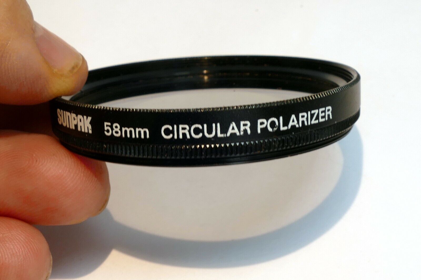Sunpak 58mm C-PL Filter threaded Circular Polarizer