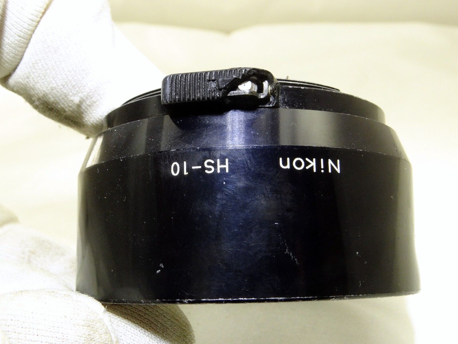 Nikon HS-10 Hood Shade Metal clip on for 135mm f3.5 85mm f2.0 105mm Genuine EOM