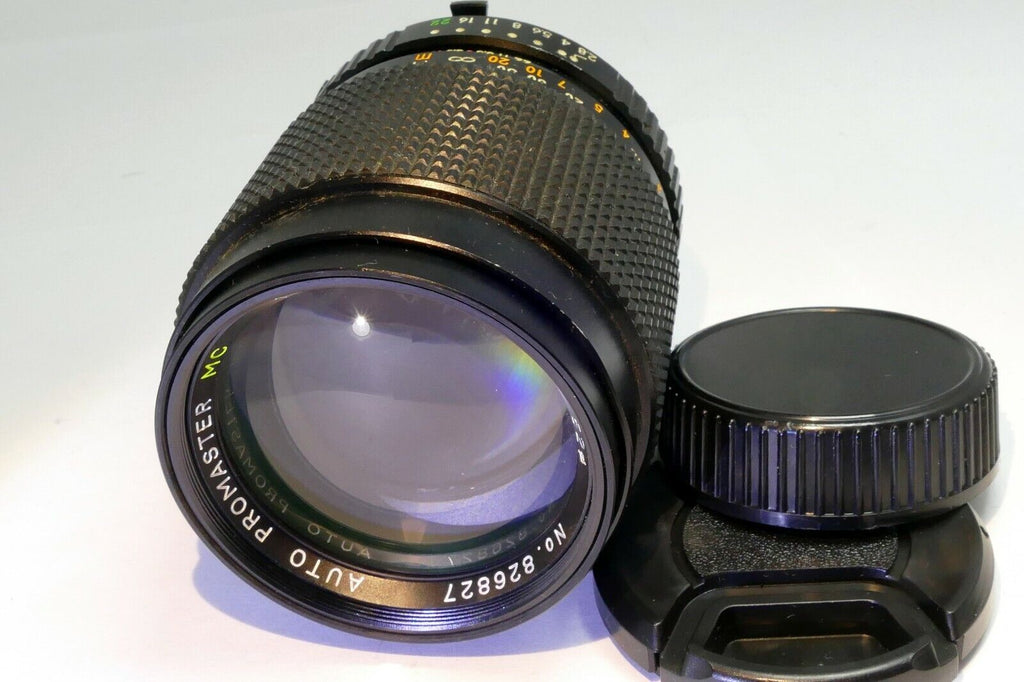 Promaster 135mm f2.8 Lens manual Focus Minolta MD prime Telephoto