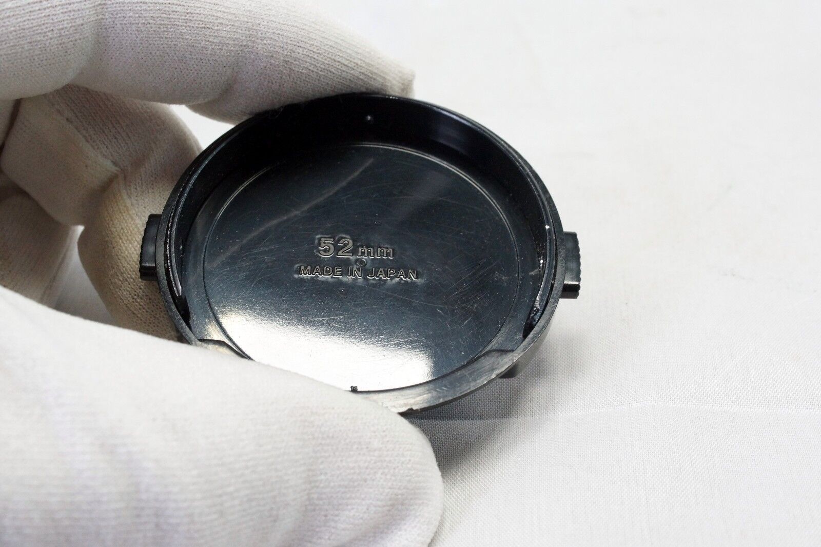 Nikon 52mm Black Lens Cap snap on type vintage genuine