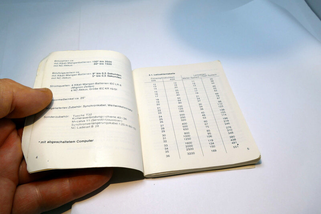 Mecablitz 30 BCT 4 german Deautche Ausgabe bedienungsanleitung guide manual book