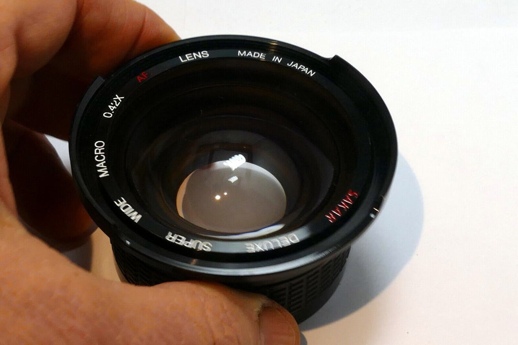 Sakar 0.42X AF Wide angle LENS AUX ( missing back elements ) 53mm female threads