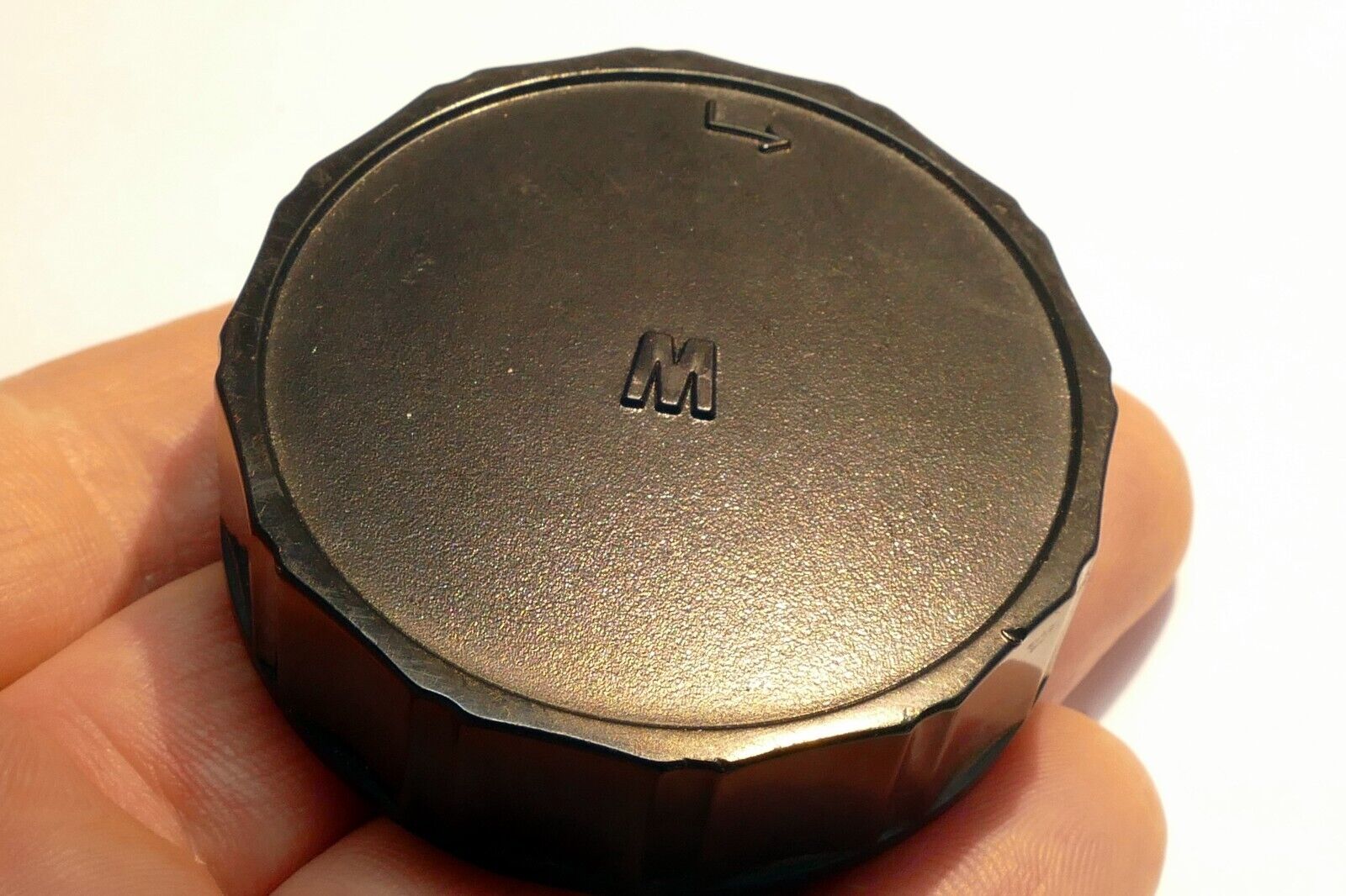 "M" REAR LENS CAP vintage for Minolta SR MC MD manual focus lenses