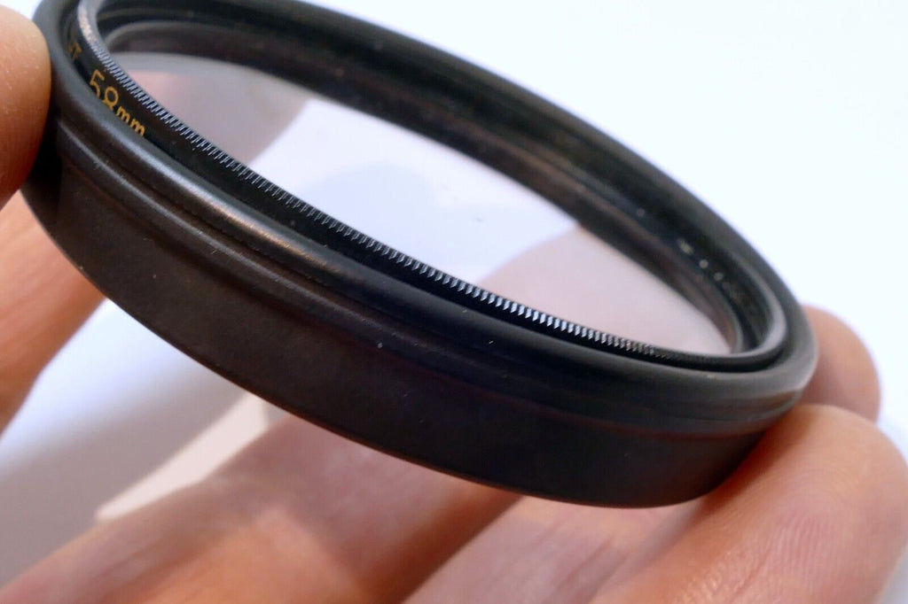 Optex MC Skylight 58mm Lens Filter with rubber protective cover ring