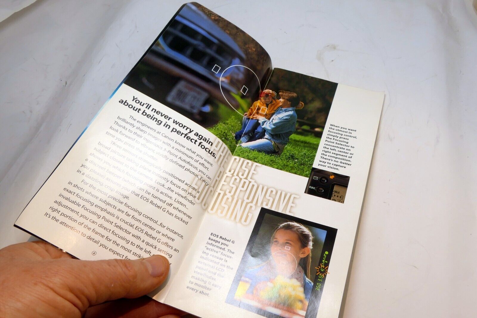 Canon EOS REBEL G 35mm  Camera Brochure Sales Advertisement