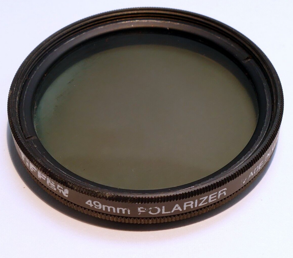 Tiffen 49mm Lens Filter  Polarizer PL Linear  made in USA