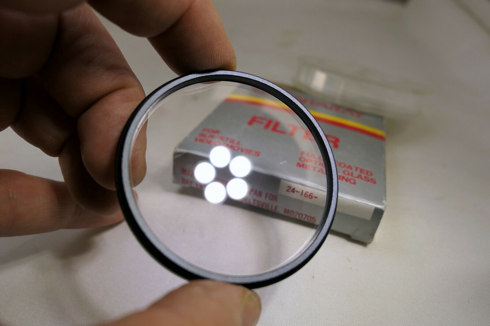 Quantaray 58mm 1A Skylight Lens filter made in Japan Boxed