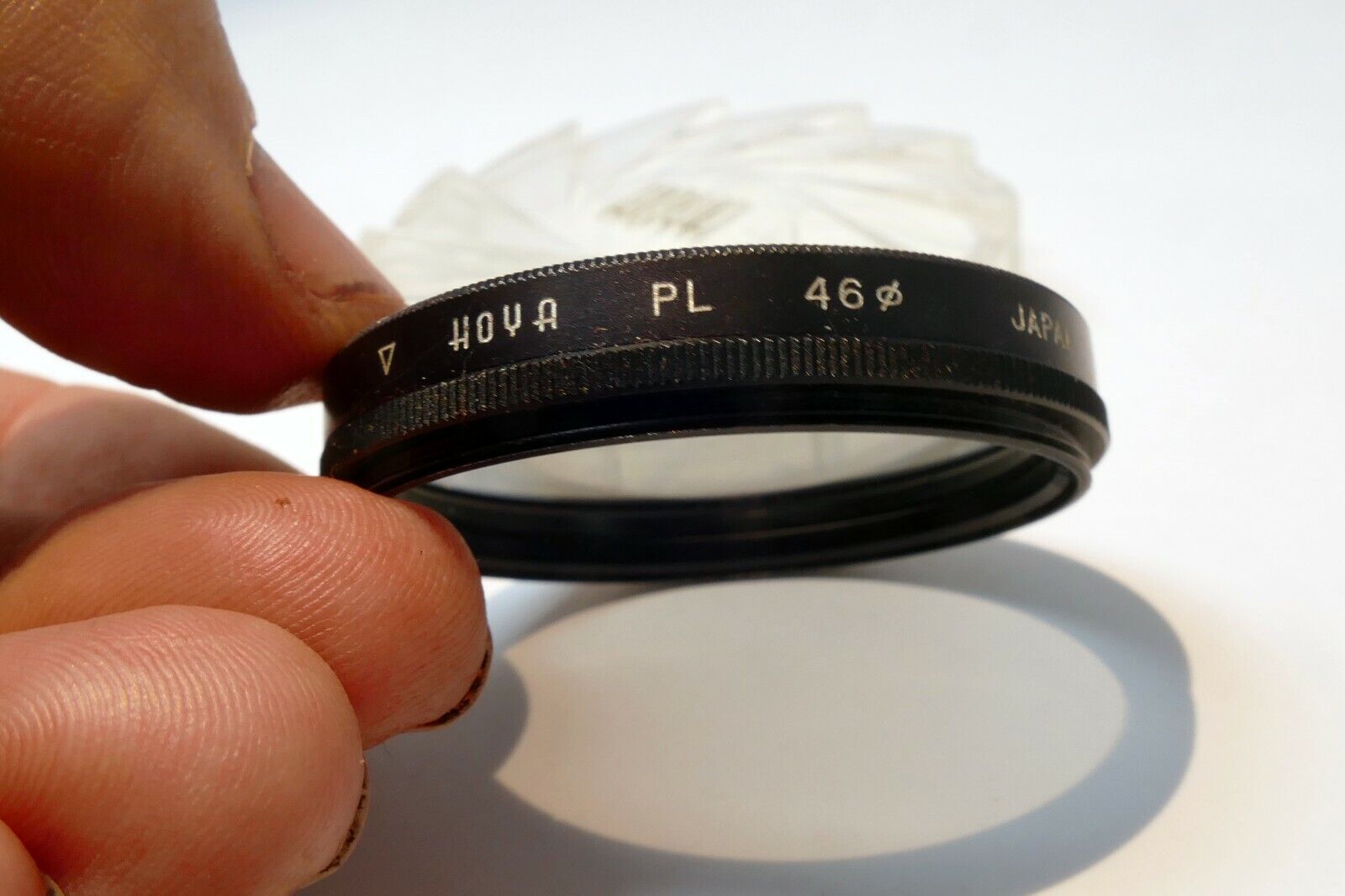 HOYA Lens filter screw in 46mm PL Polar polarizing linear