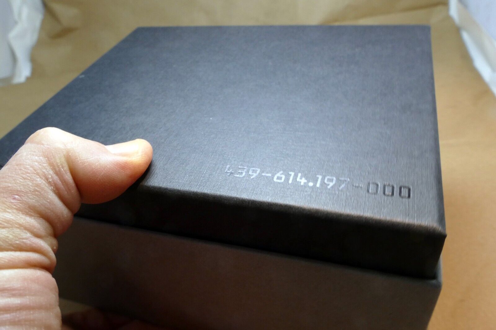Empty Box (only ) for camera body Black / Leica Q2 Monochrom camera - OEM
