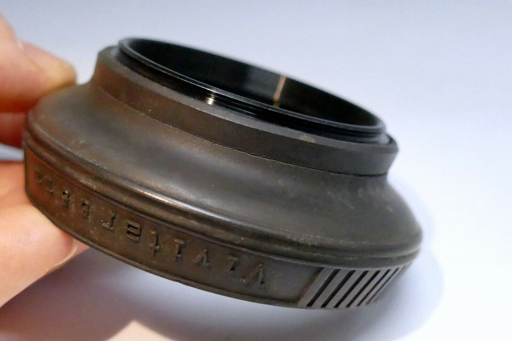 55mm rubber lens hood shade Vivitar ( hard rubber rigid )