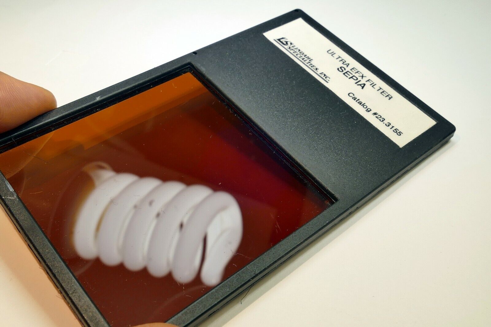 LINDAHL Specialties Ultra EFX SEPIA Drop in Lens Filter square 3X3"