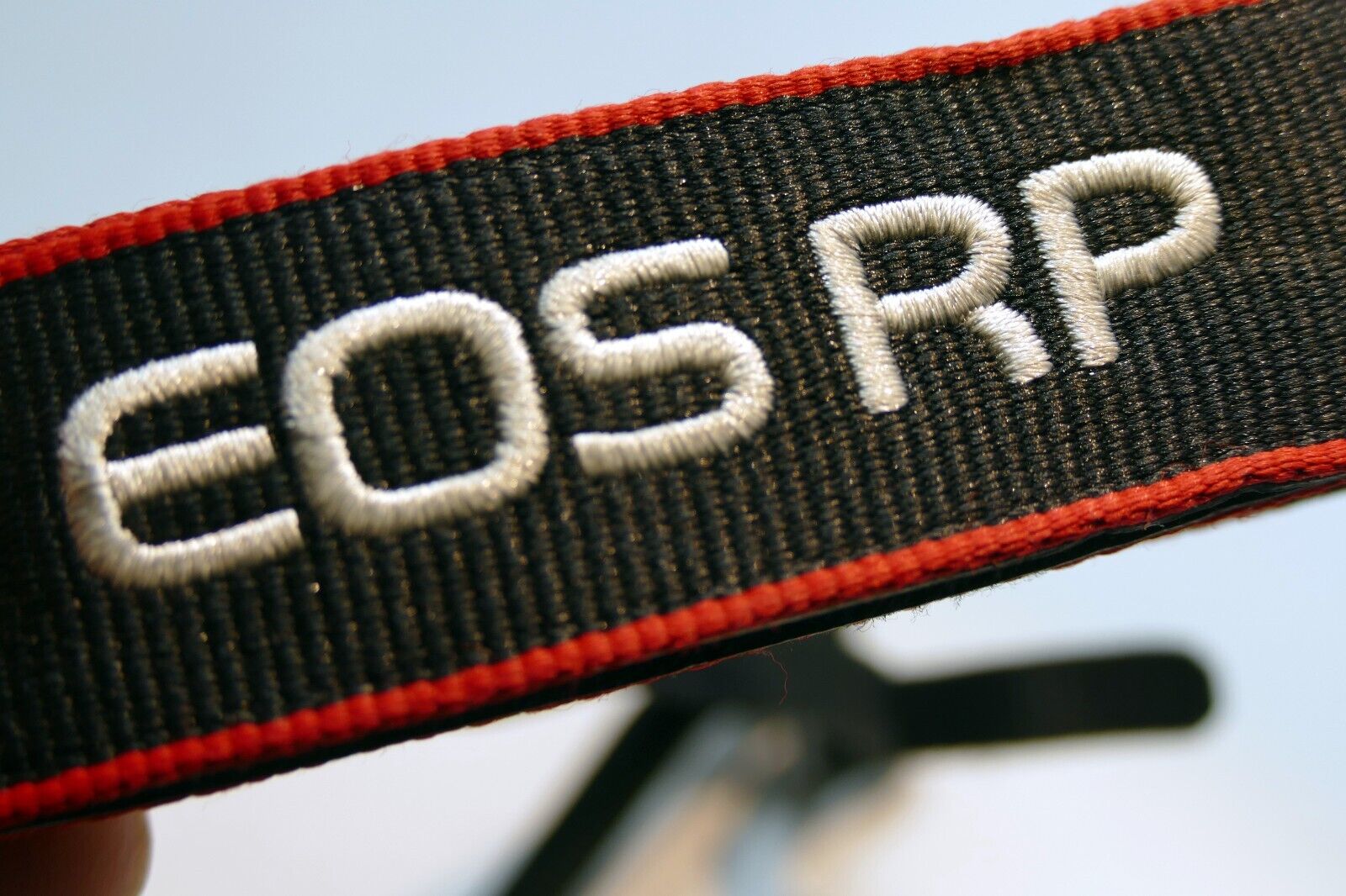 Canon EOS RP Digital Camera Neck Shoulder Strap Black-Red - Genuine OEM