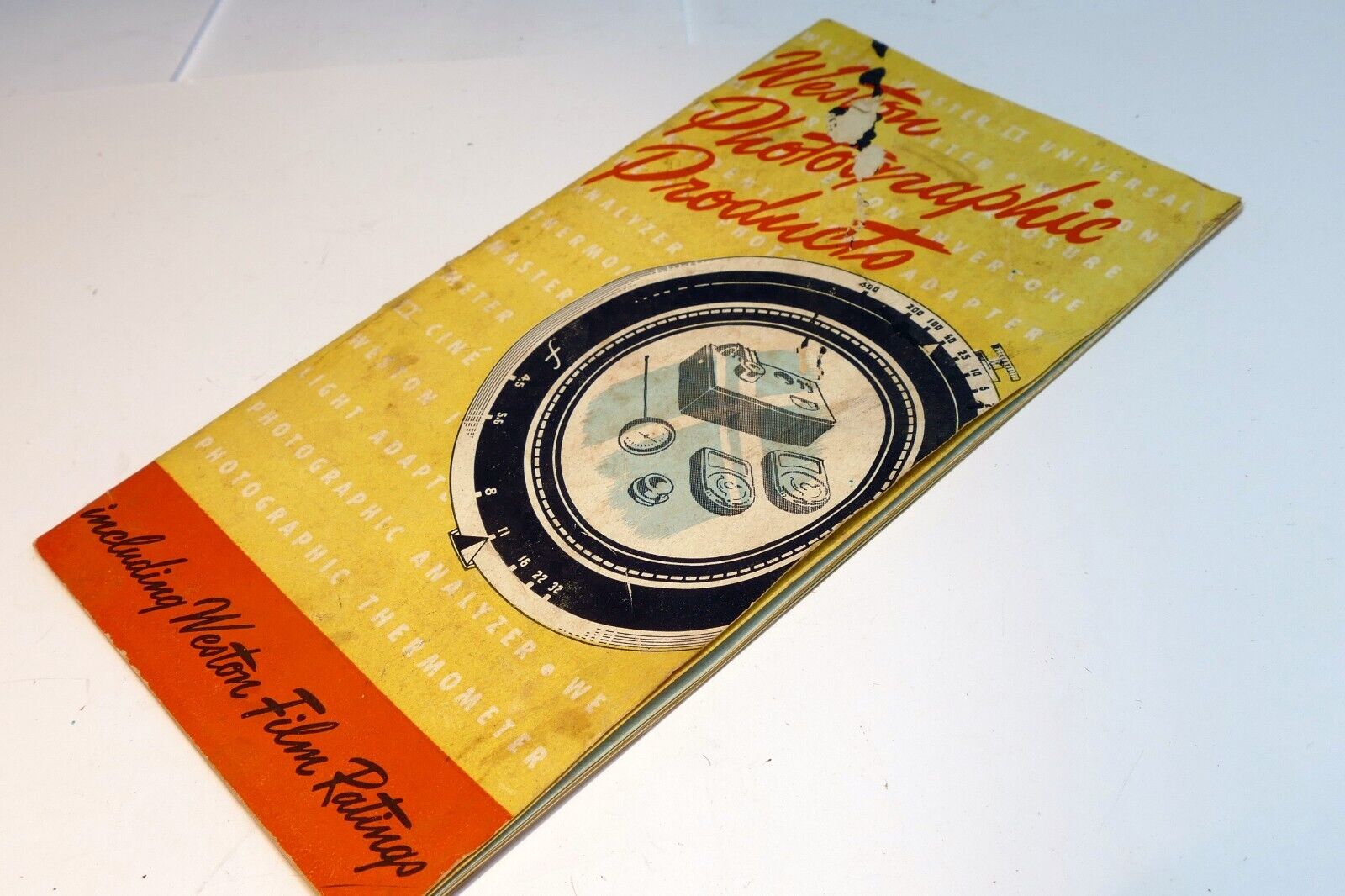 Weston vintage light meter sales brochure  guide Master II Thermometer