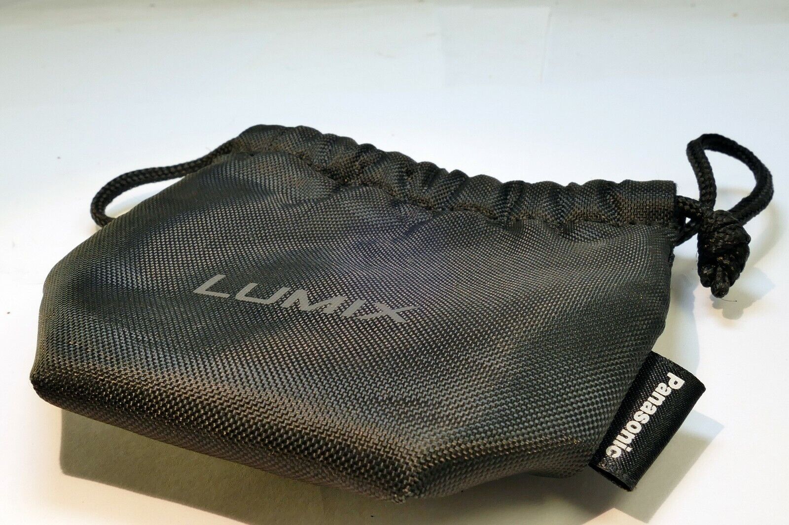 Panasonic Lumix Lens Pouch Drawstring Bag 4x4" for M4/3 14-42mm f3.5-5.6 12.5mm