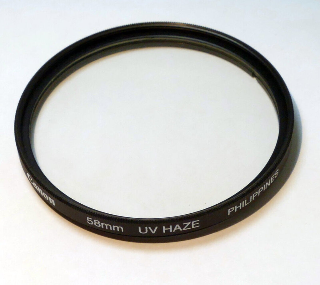 Canon UV HAZE Clear 58mm Lens Filter for 18-55mm EF-S IS - Genuine OEM