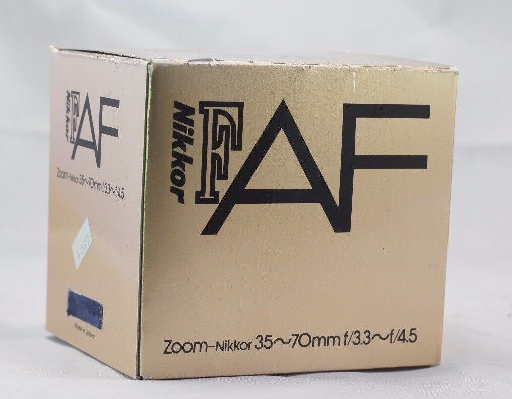 Empty Box for Nikon AF zoom  35-70mm f3.3-4.5  Nikkor  lens